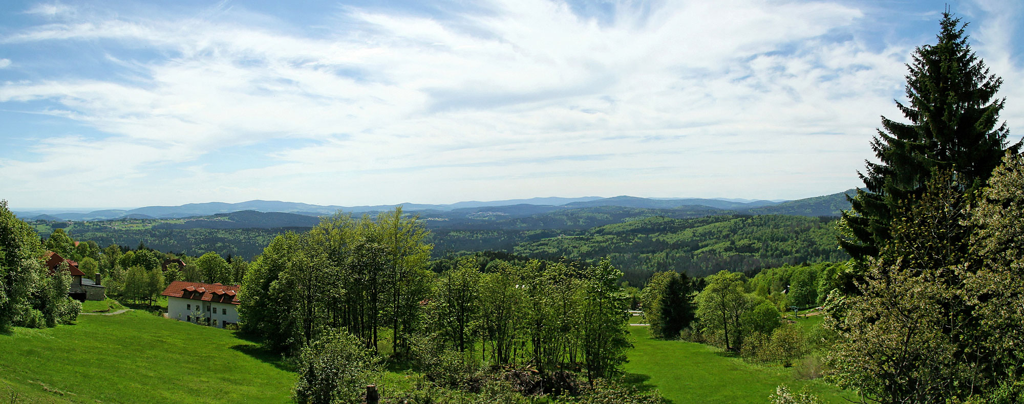 Anfahrt nach Waldhäuser im Bayerschen Wald